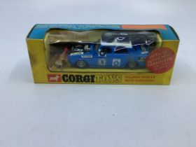 Corgi Vintage Diecast Toy Interest ; 302 Hillman Hunter with Kangaroo boxed car  London to Sydney