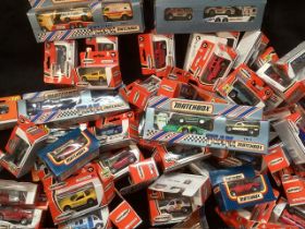 Vintage Boxed Matchbox toy cars and vehicles-most are sealed in boxes and a large quantity old