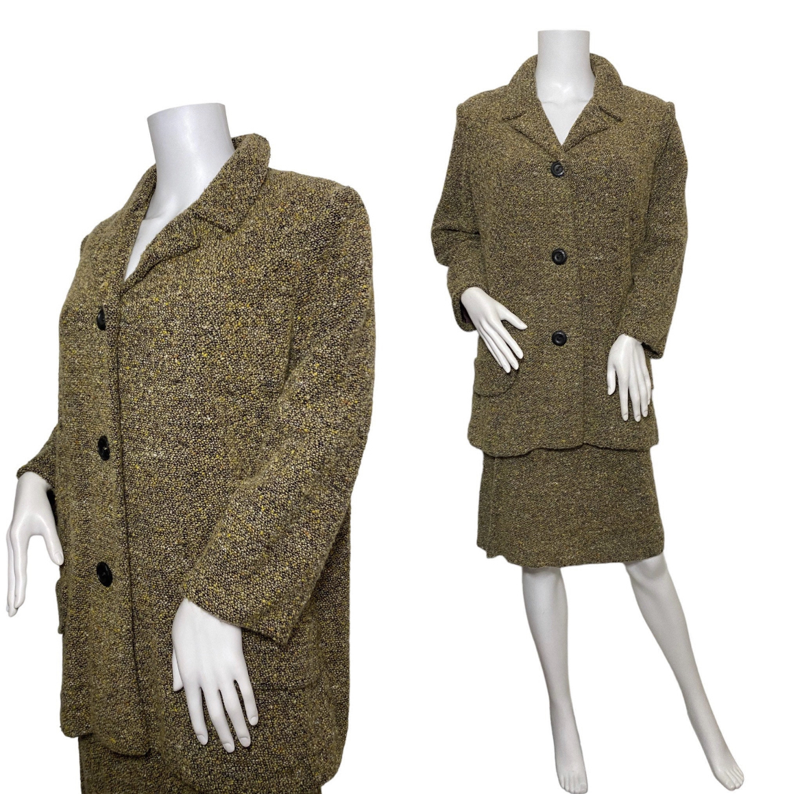 move to june sale, system error during sale A vintage 1950s boucle suit by Quality Hill Originals, - Bild 2 aus 4