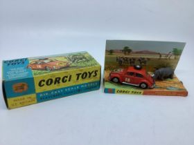 Corgi vintage Diecast toy interest; Owned by Vendor from Childhood ; Corgi toys 256 Volkswagen in