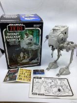 Palitoy Star Wars ; Scout Walker Vehicle , vintage boxed toy, with Hand operated feature  boxed with