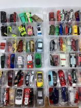 Matchbox Lesley corgi Mattel mixed  die cast Vintage toy cars and vehicles across 6 sectioned