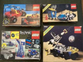 Vintage Lego sets x 3 to include 6927 space set, 8845 Technical set, 8050 Technic set, 6950