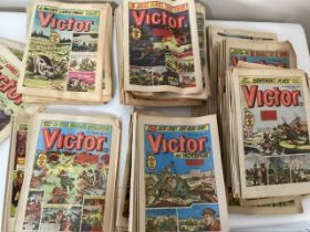 Childhood 1980s era 40 years + old very large collection of VICTOR comics, vintage originals, over