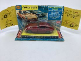 *** to be offered in antiques sale 26/3/24*** Corgi Vintage Die cast Toy Interest ; Good  Jaguar 335