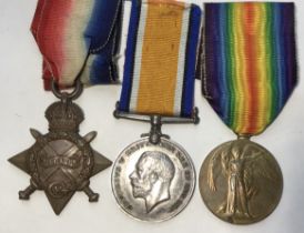 British WW1 Trio to 21343 Pte Thomas Shingler of the South Lancashire Regiment (11th St. Helens