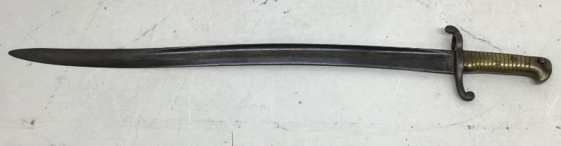 Rare British 1851 Pattern Sabre Bayonet for the experimental artillery carbine. Based on the