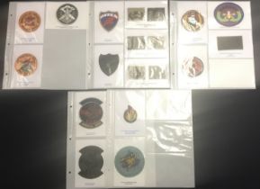 A selection of modern, mostly European embroidered military and police patches. To include: French