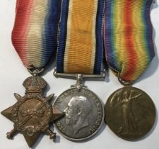 A WW1 1915 Star trio, awarded to 20413 Pte Edward D.Bird of the Grenadier Guards. To include: the