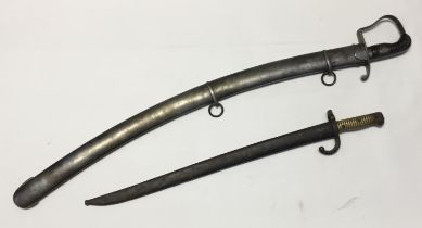 A 1796 pattern light cavalry sabre, by Woolley & Co of Birmingham. Of standard form, with curved