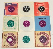 A collection of approx 200 Jazz 45s and Eps - from Duke Ellington to Ella Fitzgerald records.