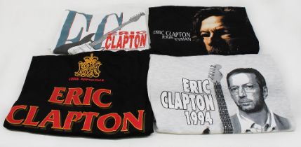 Eric Clapton Collection of Vintage Tour T-shirts in excellent condition. All XL unless stated.