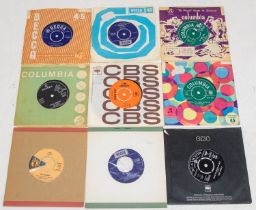 A large collection of 6 boxes of 45s , 7 inch and Ep Records approx 1600 records - Pop , Beat , Rock