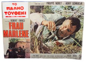 A collection of Italian film posters original linen backed - Frau Marlene, Robert Enrico Film each