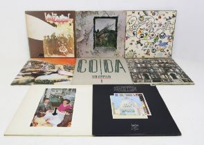 Collection of Led Zeppelin Vinyl LP Records Including Vol 11, 111 and 1V - All on plum labels plus
