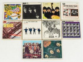 Beatles Collection of 10 x reel to reel Beatles Twin Track Mono Tape Record. All housed in their