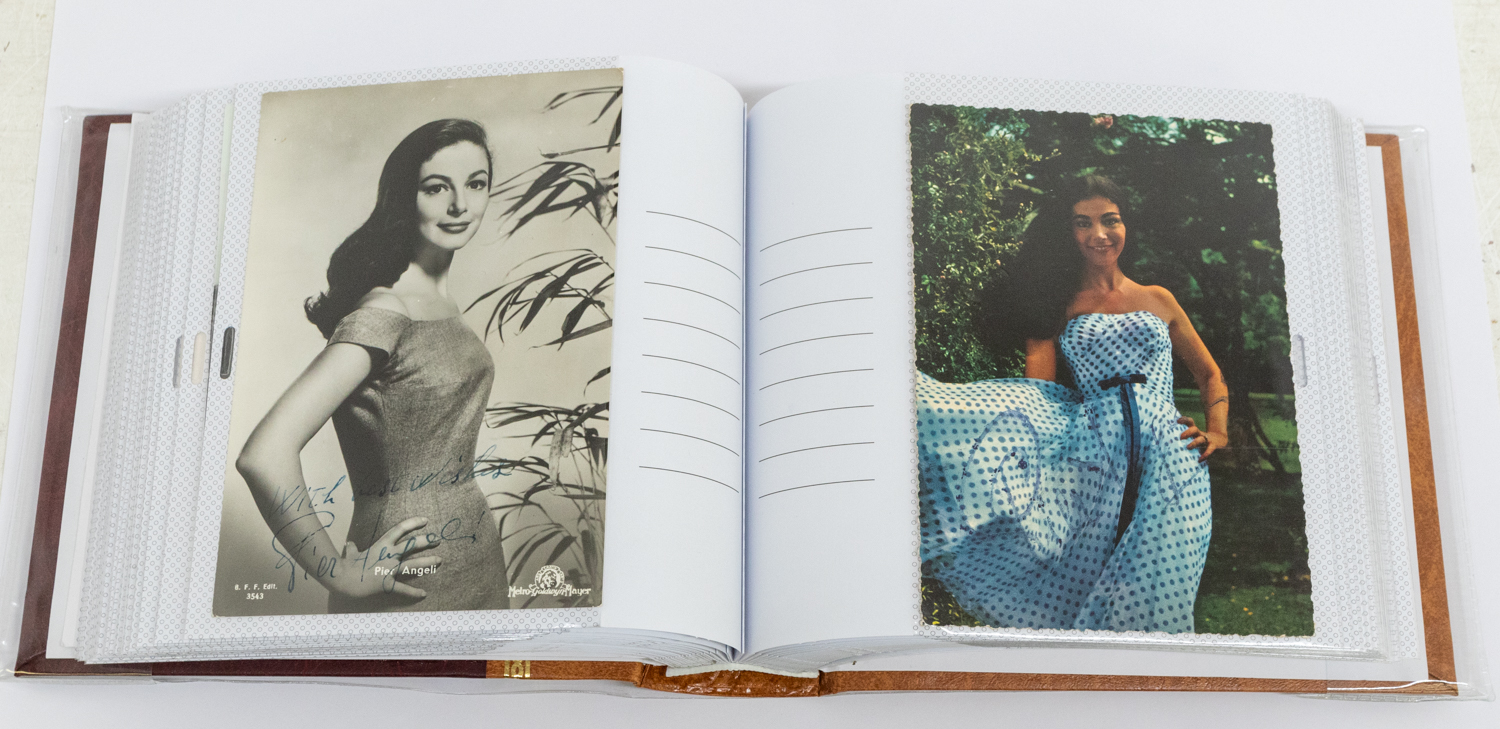 Pier Angeli autographed pictures, photographs signed,in person. A comprehensive collection. There - Image 4 of 4
