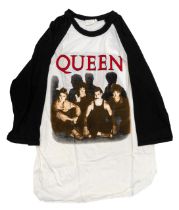 A Queen t shirt, this vintage t shirt was brought over from South Africa by Zena Watkins and