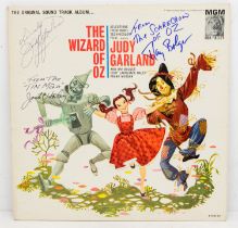 The Wizard of Oz - USA Vinyl LP Record High Fidelity MGM Soundtrack . Signed in person by all