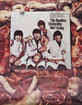 The Beatles unusual and rare USA ? promotional poster for The Beatles `Butcher` sleeve album `