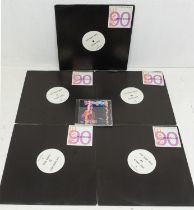 David Bowie - Fame 90 - 5 x Promotional 12 inch single records - Cat no 12famedj 90 - unplayed