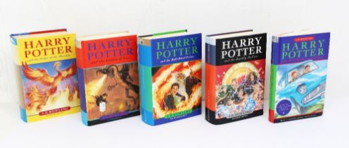 Harry Potter - Lot of 5 books including first editions of Harry Potter and the Half-Blood Prince,