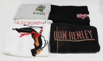 Collection of Vintage Tour t-shirts and original Sweatshirts. Rock and Pop from the mid 80s to the