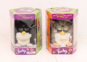 Furby: A pair of boxed Tiger Electronics Ltd, Furby. Model No. 70-800. Working order. Original