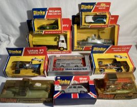 Dinky: A collection of assorted Dinky vehicles to include: Foden Tipper 432, Submarine Chaser 673,