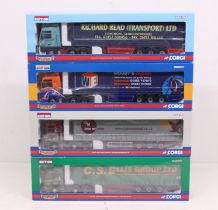 Corgi: A collection of four boxed Corgi: Hauliers of Renown, Limited Edition, Scale 1:50 vehicles to