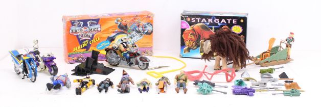 Collectables: A collection of assorted boxed and unboxed toys to include: boxed Galoob Biker Mice