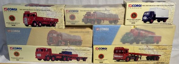 Corgi: A collection of assorted Corgi Classic Commercials vehicles to include: Leyland Octopus BRS