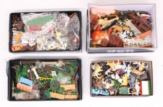 Britains: A collection of assorted plastic figures to include Britains and more; together with a