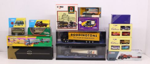 Corgi: A collection of assorted Corgi boxed vehicles to include: Heavy Haulage, Showman's,