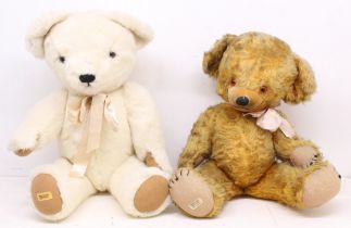 Merrythought: A mid-20th century Merrythought 'Cheeky' Bear; together with a large Merrythought