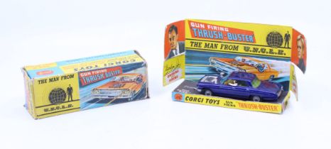 Corgi: A boxed Corgi Toys, The Man from U.N.C.L.E. Gun Firing Thrush-Buster, Reference No. 497.