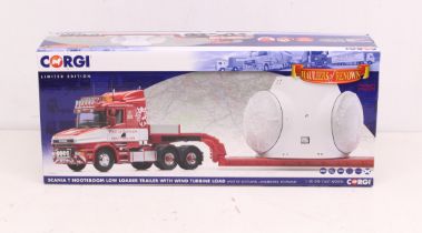 Corgi: A boxed Corgi: Hauliers of Renown, Scale 1:50 vehicle. Scania T Nooteboom Low Loader