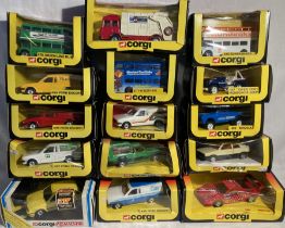 Corgi: A collection of boxed Corgi Toys vehicles in original boxes. All in very good condition, some