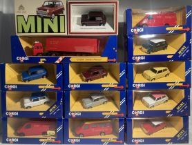 Corgi: A collection of assorted Corgi Toys Mini vehicles including: 30th Anniversary limited