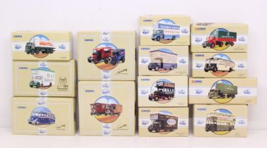 Corgi: A collection of thirteen boxed Corgi Classics vehicles, to include: Commercials and Public