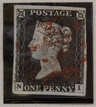 GB - Collection Neatly Presented in Devon Stamp Album with much Interest throughout .  1840 1d Black