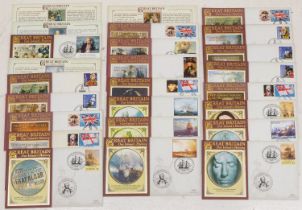 Large Collection of Benham Limited Edition covers ‘ Great Britain - Our Island History , All in
