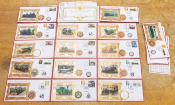 Benham cover collection of Silks for Britain’s Preserved Railway  History , Great little lot for