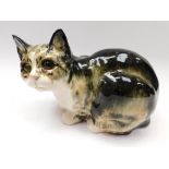 A Winstanley Pottery Kensington Cat figure,  approx. 27cm x 15.5cm. Condition: in good overall