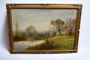 Arthur Reginald Willett (1857-1918) - a framed signed oil on canvas.