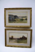 George Oyston (1860-1937) - a pair of signed watercolours.