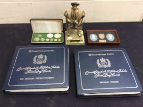 A collectors lot to include; two Postal Heritage Society first day cover albums of Queen Elizabeth