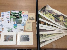 A collection of mixed ephemera, paperwork, posters to include; a John Player & Sons album of