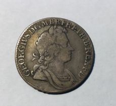 George I Shilling 1723 SSC (South Sea Company).