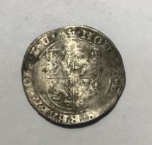 Silver Double Pattard Coin to European Dukedom, obverse Four Rampant Lions with double tails each in